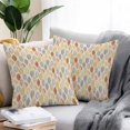 thumbnail image 3 of Outdoor Pillow Cover Orange Leaves Pattern Set of 2 Waterproof Throw Pillowcases Gray Yellow Decorative Patio Furniture Pillows for Couch Garden Indoor & Outdoor Use, 3 of 9