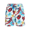 thumbnail image 5 of Marvel Deadpool Palms Men's and Big Men's Swim Trunks, Sizes S-3XL, 5 of 5