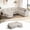 Beige, variant on 110" Modular Sectional Sofa, L Shaped 7-Seater Sleeper Sofa with Pull Out Bed &Hidden Storage, Cup Holders & USB.