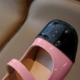 thumbnail image 6 of Girls Mary Jane Sandals with Pearl Accent, Pink Dress Sandals for Kids, Adjustable Strap Closed-Toe School Sandals for Girls 4-10 Years,Size 13 M, 6 of 7