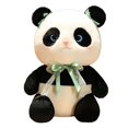 thumbnail image 1 of Green flower Vivid 3-d Panda Bear Animal relleno muñeca juguete divertido garra máquina suministros regalo, 1 of 5