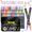 48 Colors, variant on Double Line Outline Pens, 30 Colors, Shimmer Markers, Self-Outline Metallic Markers, Outline Pens, Craft Pens, for Drawing, Adult Colorling