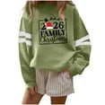 thumbnail image 2 of Women's Christmas Sweatshirts Loose Family Christmas 2026 Blouses Fashion Letter Printed Xmas Shirts Casual Long Sleeves Crewneck Pullover Tops, 2 of 6