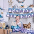 thumbnail image 3 of Banner de fiesta OTTPOOM Frozen Winter Snowflake Cumpleaños, 3 of 6