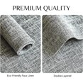 thumbnail image 4 of XINQIHANG Faux Linen Placemats Set of 4-12 x 18 Inch, Heat Resistant Double Layered Durable Burlap Farmhouse Place Mats, Non-Slip Washable Rustic Table Mats for Dining, Kitchen, Party（Ash Grey, 4 of 7