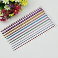 thumbnail image 3 of 11 Pcs/ Set Crochet Hooks Needle Set Assorted Colors Tunisian Afghan Aluminum Knitting Needles Tools Kit, 3 of 6