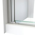 thumbnail image 6 of DreamLine Aqua-Q Fold 33 1/2 in. W x 72 in. H Frameless Bi-Fold Shower Door in Brushed Nickel, 6 of 6