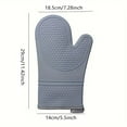 thumbnail image 3 of Silicone Oven Gloves 3-piece Set, Heat-resistant Oven Gloves With Soft, Kitchen Accessories, 3 of 8