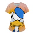 thumbnail image 3 of Uniforme de Disney para mujer, estampado 3D de Mickey Mouse, camisa de trabajo de enfermera, bata con bolsillo, uniforme de enfermería para Navidad, 3 of 5