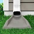 thumbnail image 3 of Master Mark Splashblock, Gutter Downspout extension, Splashguard, Foundation Water Diverter, Gutter Guard, 24" (2-Pack) Gray, 32324, 3 of 7