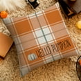 thumbnail image 5 of Guanhe Fall Pillow Covers 18x18 Inch Autumn Thanksgiving Orange Pumpkin Plaid Throw Pillow Covers Fall Rustic Farmhouse Pillowcases for Couch Home Decor, 5 of 7