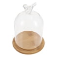 thumbnail image 4 of Transparent Glass Dome Bird Shaped Display Dome Glass Cover Gift Decoration, 4 of 8