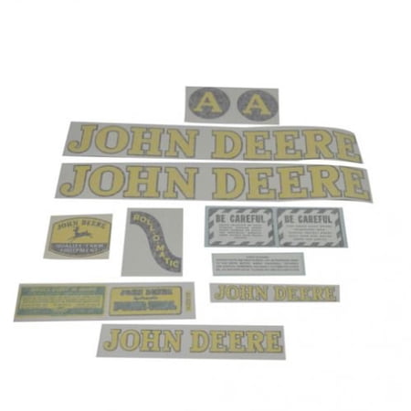 Decal Set - Vinyl - Styled, New, John Deere - Walmart.com