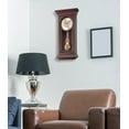 thumbnail image 4 of Seiko Hourly Dual Chime 12 in. Pendulum Wall Clock Quartz Analog Traditional Wooden QXH008BLH, 4 of 4