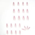 thumbnail image 3 of Fiudx Uñas Postizas de Ataúd, Set de 24 Elegantes Uñas de Diseño, Parches Reutilizables Fáciles de Recortar, Diseño de Uñas Brillante y Colorido, Uso Diario para Fiestas, Bodas, Amantes de La Moda, M, 3 of 6