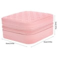 thumbnail image 2 of PAMINGONO Jewelry Box Travel 1Pack 3.93X3.93X1.97in, 2 of 8
