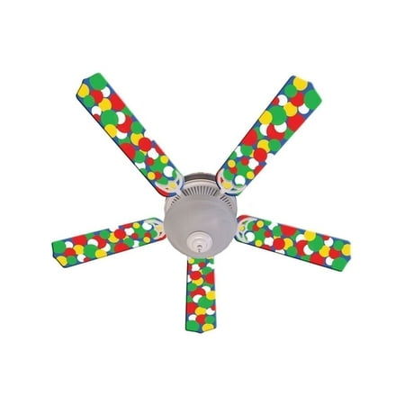- Bold Big Dots Designer 52In Ceiling Fan Blades Set