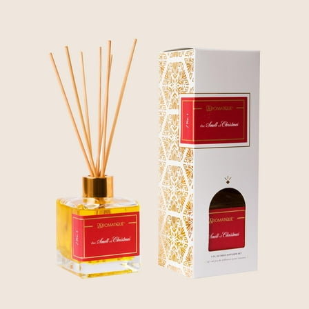 Smell of Christmas Aromatique 2025 Holiday 5oz Reed Diffuser Gift Set
