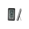thumbnail image 1 of Termómetro inalámbrico para interiores y exteriores 2 en 1, reloj, termómetro LCD, ℃/℉, termómetro digital para interiores y exteriores, reloj de medición de temperatura con transmisor, 1 of 4