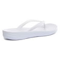 thumbnail image 3 of FitFlop Womens Iqushion Flip Flop-Solid 6 Urban White, 3 of 6