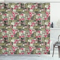 thumbnail image 1 of Ambesonne Love Shower Curtain, Retro Color Graffiti Texts, 69"Wx75"L, Multicolor, 1 of 3