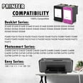 thumbnail image 4 of 4 Inkfirst Remanufactured Ink Cartridges Replacement for HP 60 XL 60XL CC641WN CC644WN Photosmart C4635 C4640 C4650 1SET 2BK, 4 of 4