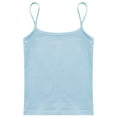 thumbnail image 5 of Haitryli Kids Girls Camisole Vest Spaghetti Straps Dance Tank Tops Workout Training Vest Undershirts Blue 6-8, 5 of 7