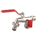 thumbnail image 5 of Grifo De Doble Válvula, 1 En 2 Salidas, Grifo Para Lavadora, Fijación Segura, aleación De Zinc Para Tubería De Agua, 5 of 7