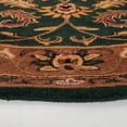 thumbnail image 3 of Safavieh Heritage Valery Oriental Wool Area Rug, Dark Green/Gold, 4' x 4' Round, 3 of 11