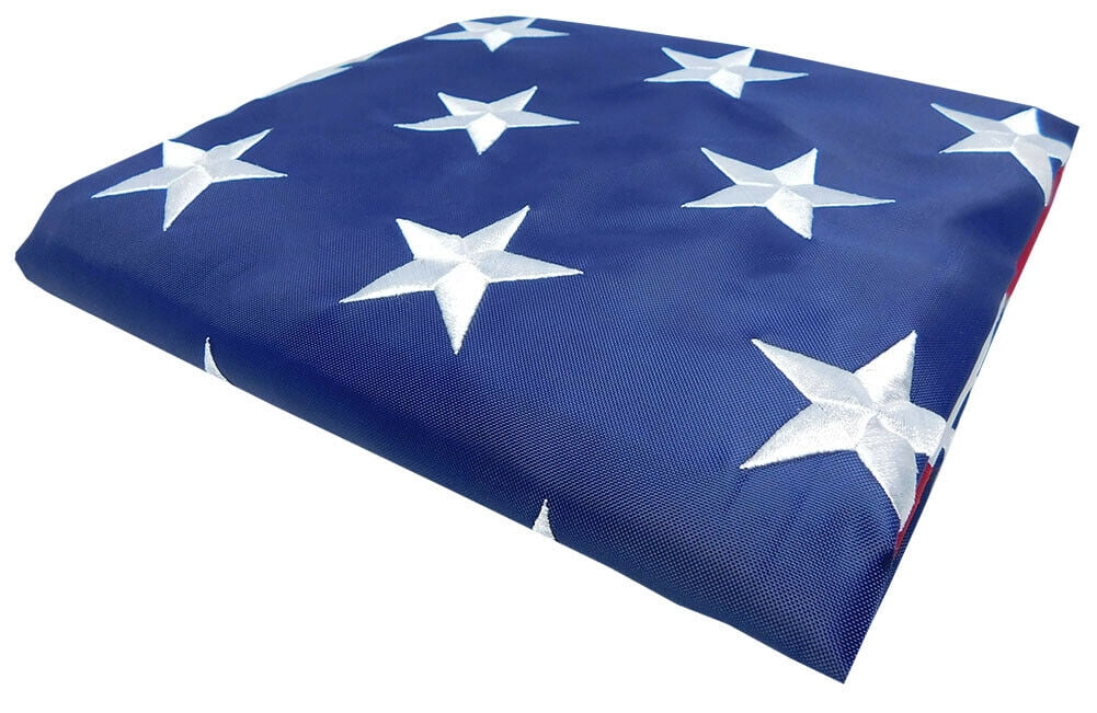 USA 49 Star Stars Linear Premium 3x5 Nylon 210D Embroidered Sewn Flag Banner