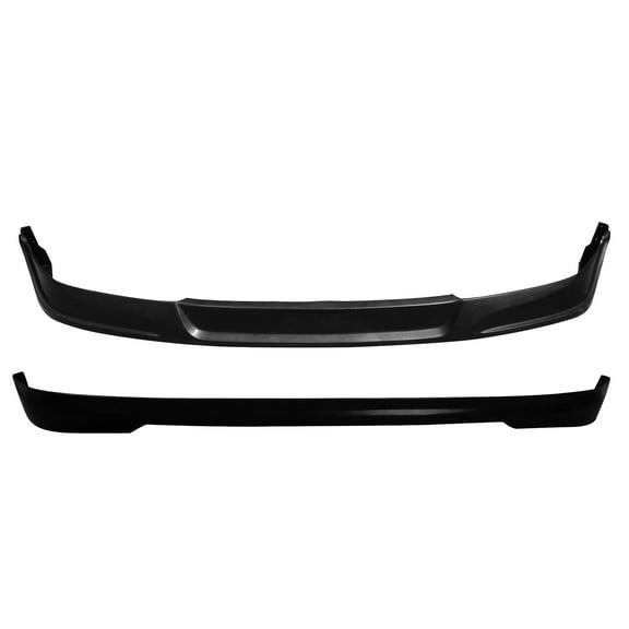 Ikon Motorsports Rear Bumper Diffuser Lip   Front Bumper Lip Compatible with 1992-1995 Honda Civic Hatchback PU Unpainted Black Underbody Diffuser Upgrade Spoiler Air Dam Chin Valance