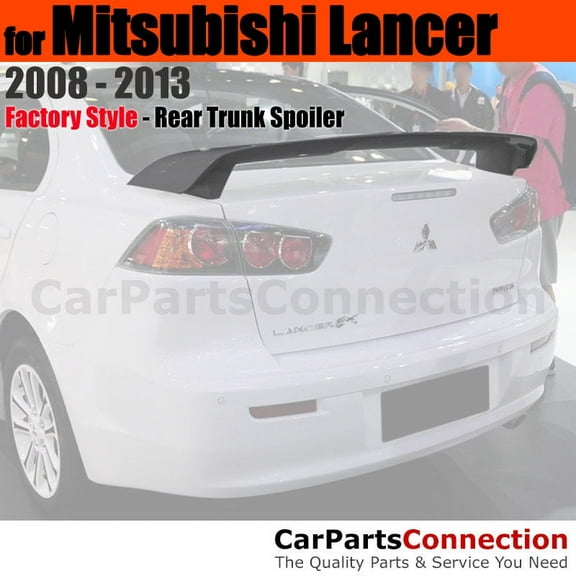 Trunk Spoiler Compatible With 2008 2009 2010 2011 2012 2013 2014 2015 2016 Mitsubishi Lancer Sedan Painted Color W37 Innsbruck White