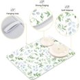 thumbnail image 4 of Green Eucalyptus Leaves Dish Drying Mat for Kitchen Countertop 18x24 Rectangle Large Drying Mat Reusable Quick Dry Dish Sink Absorbent Mats Dishwasher Easy Clean Decorative Home Decor Essentials, 4 of 7