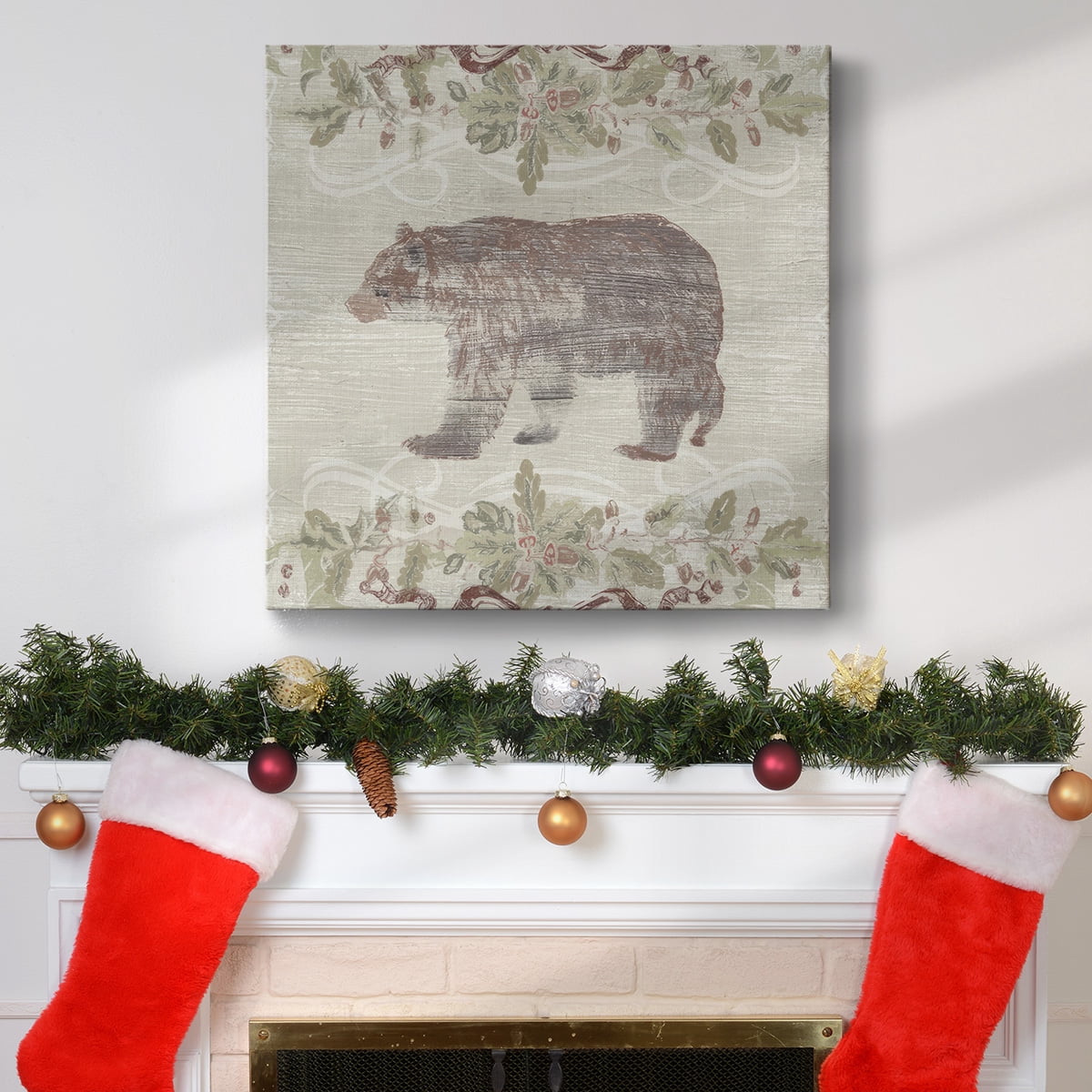 Cabin Christmas III- Gallery Wrapped Canvas