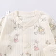thumbnail image 5 of CAUYDY Boy Bodysuit for Infant Preemie Long Sleeve Romper for Girl Newborn Sleepers 3 6 9 Months 1T 2T Fall Winter Baby Pajamas Sizes 12-18 Months,Beige, 5 of 7