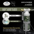 thumbnail image 2 of RV Water Filter-NSF/ANSI 53&42 Certified Inline Hose Filter for RV with FZ-2 Replacement Water Filter, 2 of 6