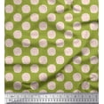 thumbnail image 1 of Soimoi Green Heavy Canvas Fabric Rose Floral Decor Fabric Printed Yard 58 Inch Wide, 1 of 3