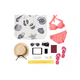 thumbnail image 4 of Bolsa Moda Tote Bag De Lona Impermeable Para Playa BLANCO, 4 of 4