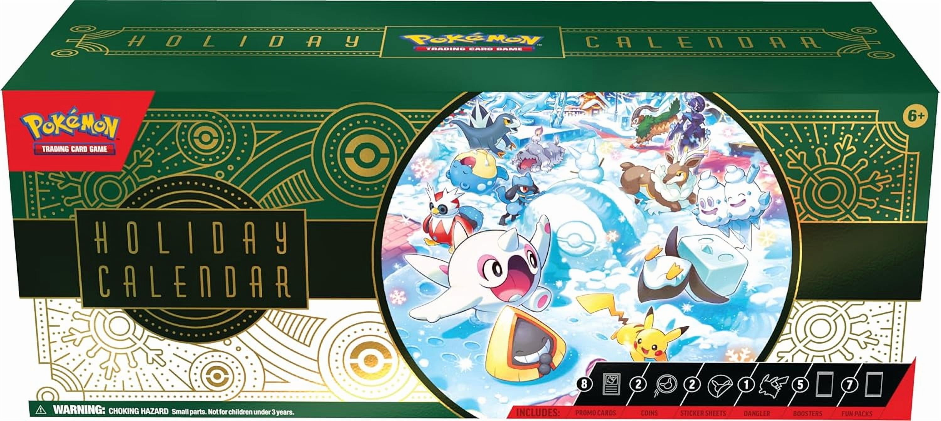 Pokemon TCG: 2024 Holiday Calendar (8 Foil Promo Cards, 5 Booster Packs & More)