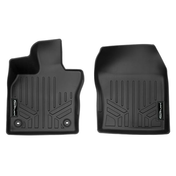 SMARTLINER All Weather Protection Custom Fit Black 1st Row Floor Mat Liner Set Compatible With 2023-2024 Toyota Prius Prime