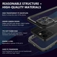 thumbnail image 5 of Dteck Phone 13 Pro Case Waterproof, Built in Screen Protector Full Body Rugged Heavy Duty Protection Anti-Scratched Shockproof Protective Phone Case for iPhone 13 6.1 inch -Black 2021, 5 of 9