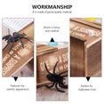 thumbnail image 3 of KAKOWELY 2 Set Fake Spider Prank Box Wooden Prank Box Funny Wooden Box Toy Prank Prop,3.58"X2.56"X2.4", 3 of 4