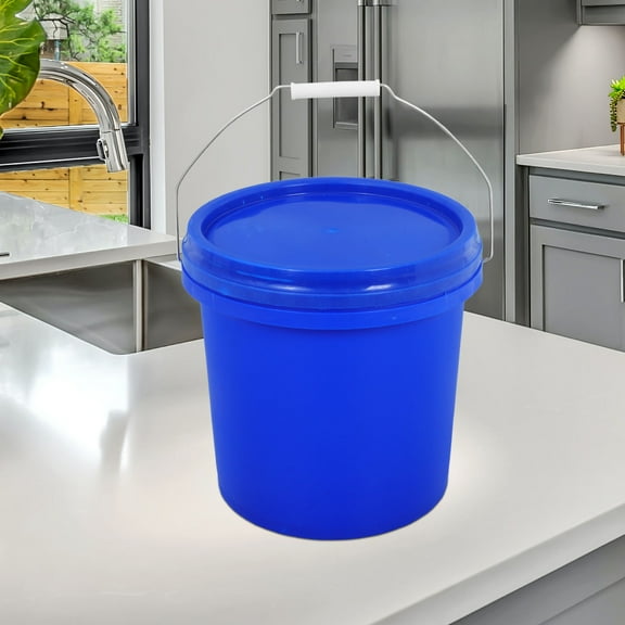 HOOWIFFY Plastic Fermentation Bucket with Airtight Lid for Home Brewing, Food Storage, PP Material Container