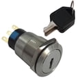 thumbnail image 2 of Interruptor de Llave Electrónica Sharpla de Encendido/Apagado de 2 Posiciones Acero Inoxidable 22 mm con 2 Llaves, 2 of 7