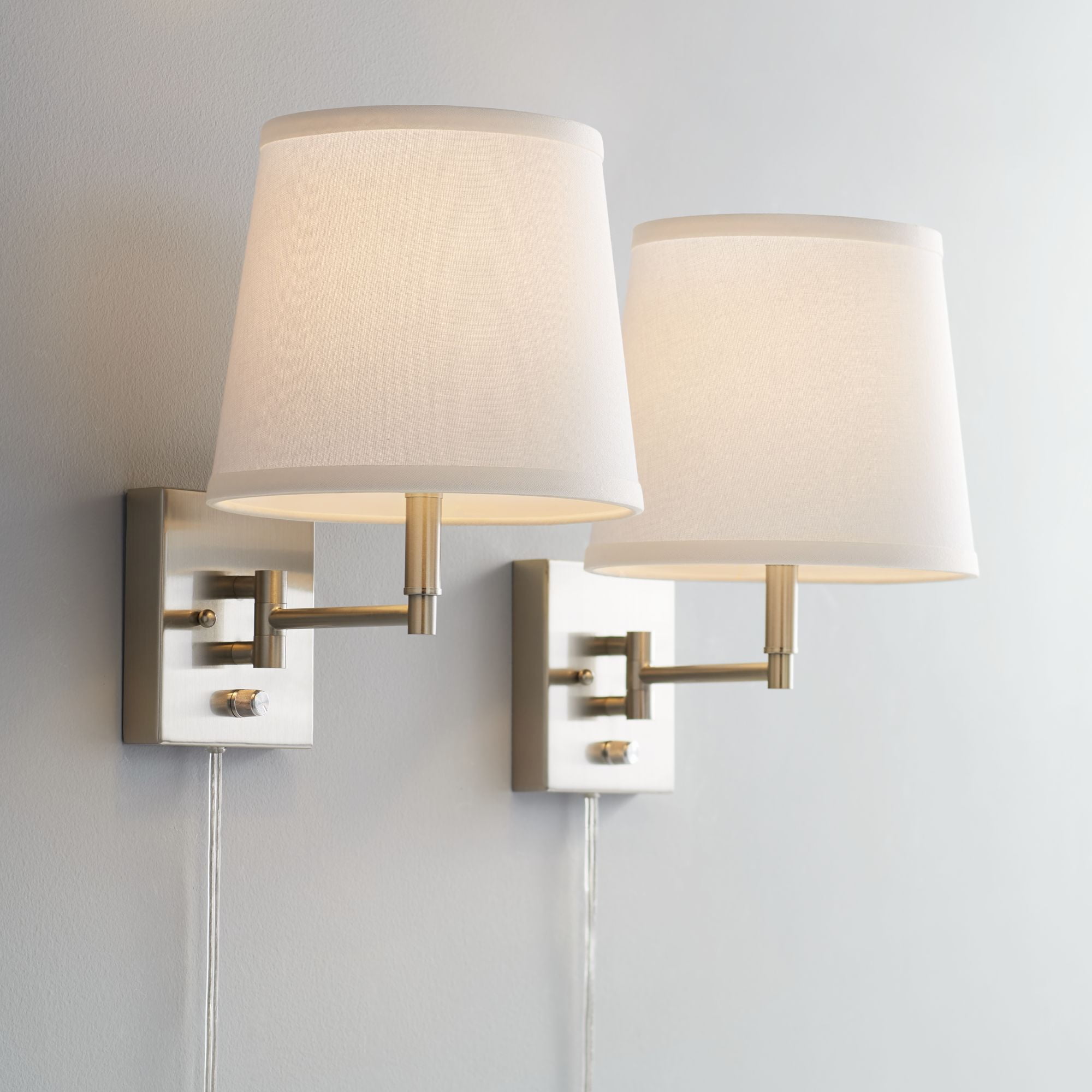 swing arm wall lights for bedroom