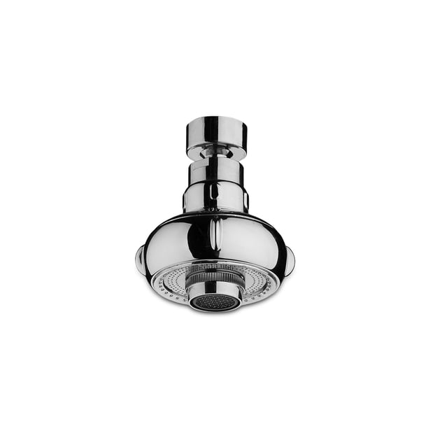 Aeroador de la ducha Aeroador Ahorro de agua Girar de 12MPA Boquilla de filtro SPLASH a prueba de salpicaduras Bubbler Cabeza Repuesto Reemplazo Pulverizador Adaptador Silver Metal Head Guardurnaity HA010670-06