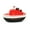 Ship-Red and Black, variant on Cool Mist Train Humidifier, Portable Mini Train Essential Oil Diffuser with 2 Light 2 Mist Mode, Auto Shut Off for Bedroom & Large Room, No Remote Included