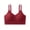 🔥 Red, variant on YYV Comfortable Front Open Bras for Women Comfortable Front-Clip Shockproof Sports Bra Casual Leisure Secure Buckle Design Breathable Stretch Fabric Anti-Bounce Removable Pads Comfortable Support