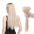 thumbnail image 1 of Fil Invisible Sans Pinces Extensions de Cheveux Miracle Postiches Secrets Cheveux Soyeux Synthétiques, 1 of 6