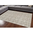 thumbnail image 5 of HomeRoots 558838 7 x 10 ft. Abstract Distressed Rectangle Area Rug, Beige & Brown, 5 of 6